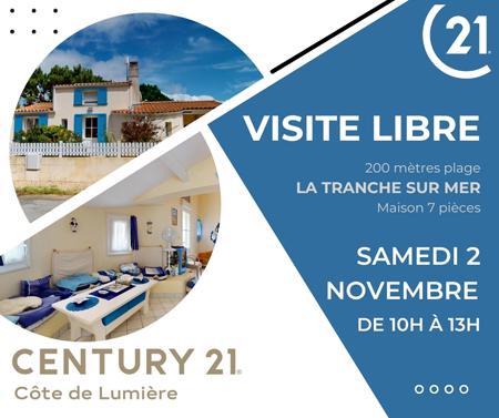 visite libre century 21 la tranche sur mer