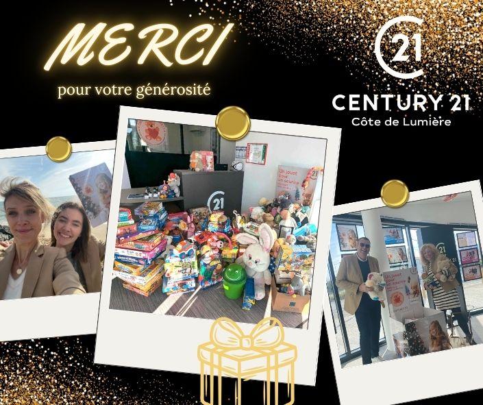 collecte de jouets century 21 la tranche sur mer